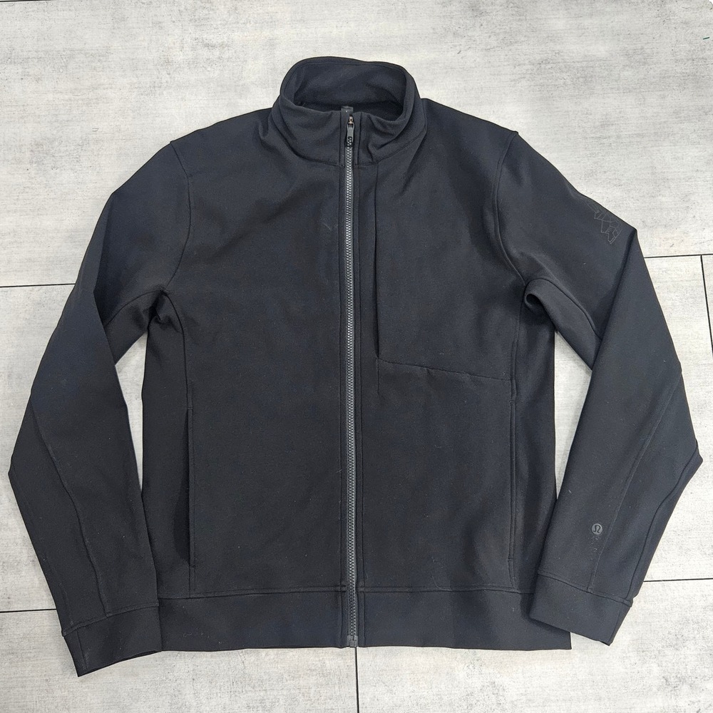 Lululemon Men Sojourn Jacket Black Arizona Coyotes Full Zip Size L Large
